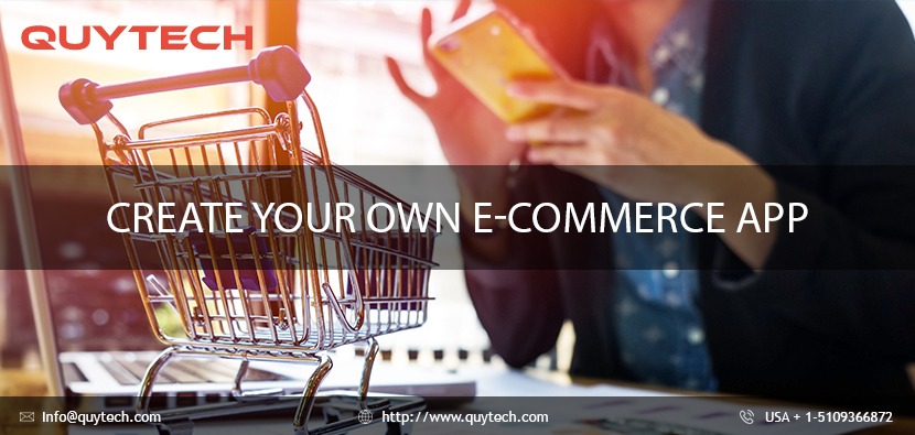 create your own eCommerce app