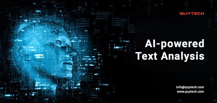 AI powered text analysis