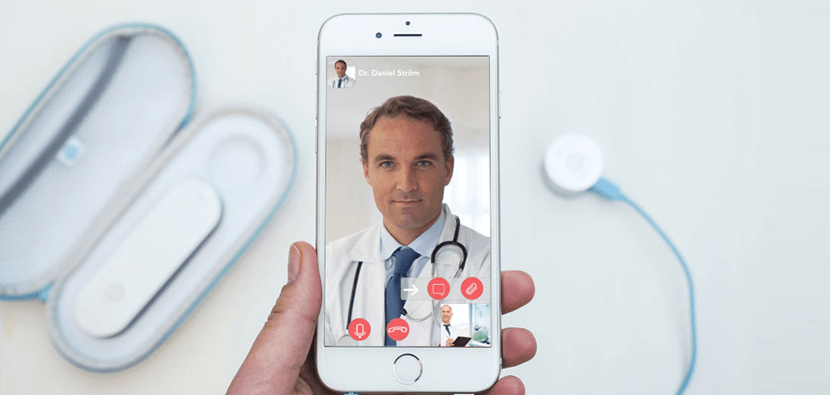 Key features of a doctor and patient video consultation