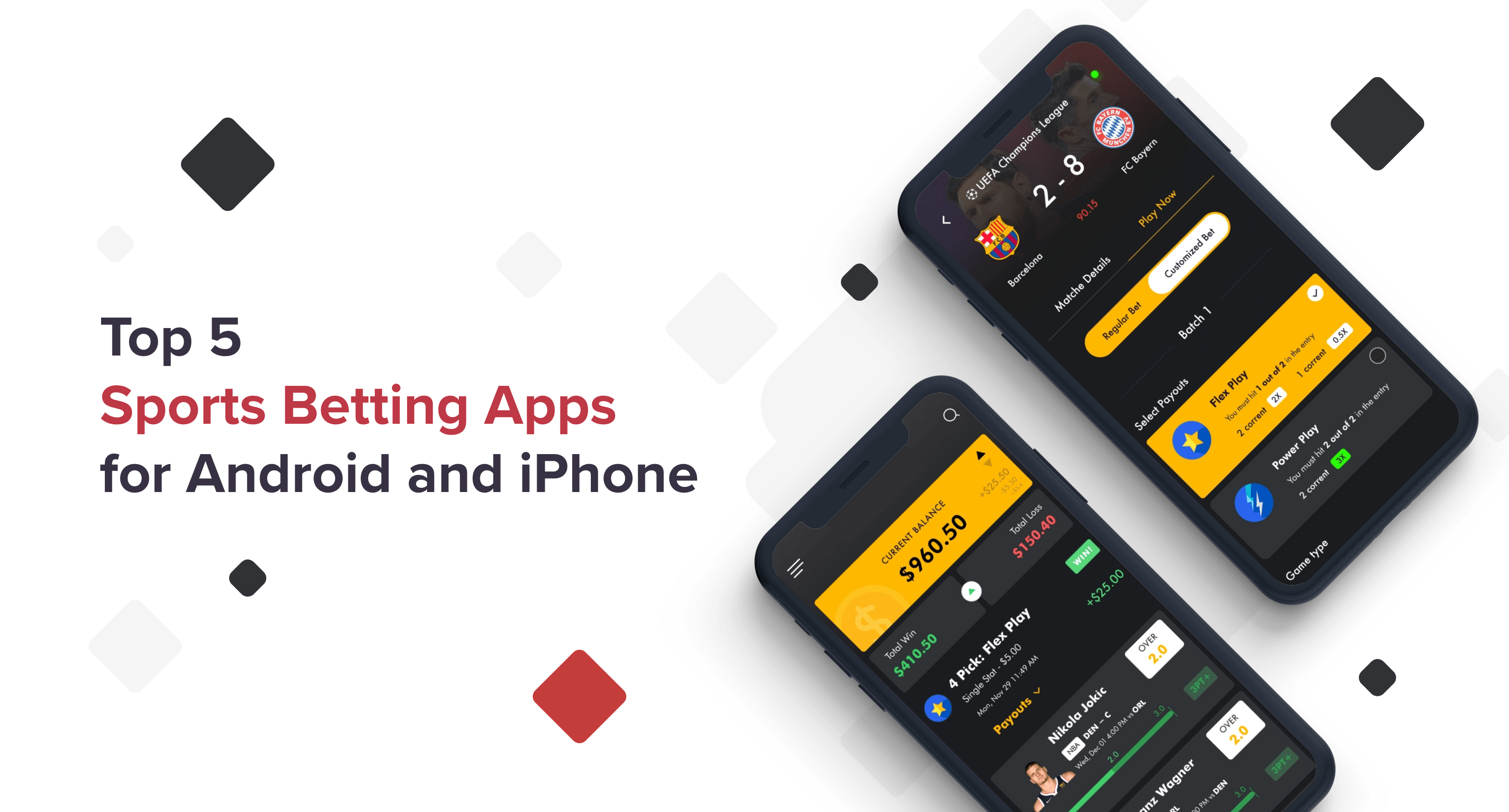Top 5 Sports Betting Apps for Android and iPhone.